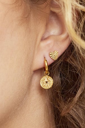 Boucles d'oreilles Heart Rays Acier inoxydable h5 Image2